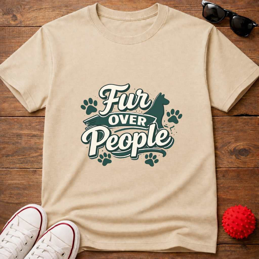 Fur Over People Tee