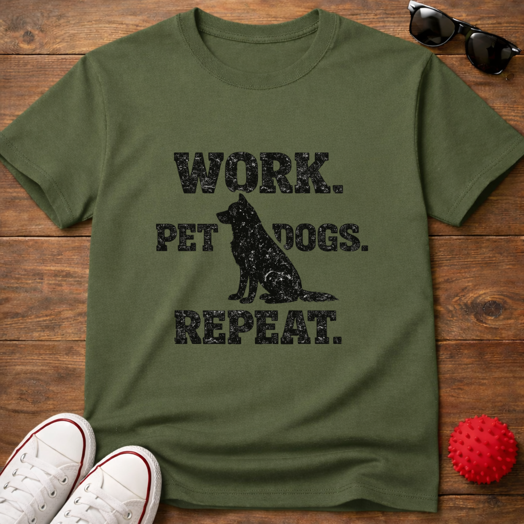 Work Pet Dogs Tee