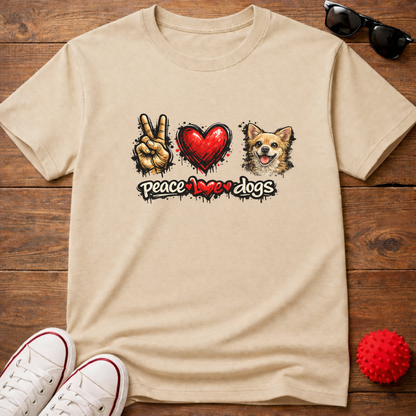 Peace Love Chihuahua Tee