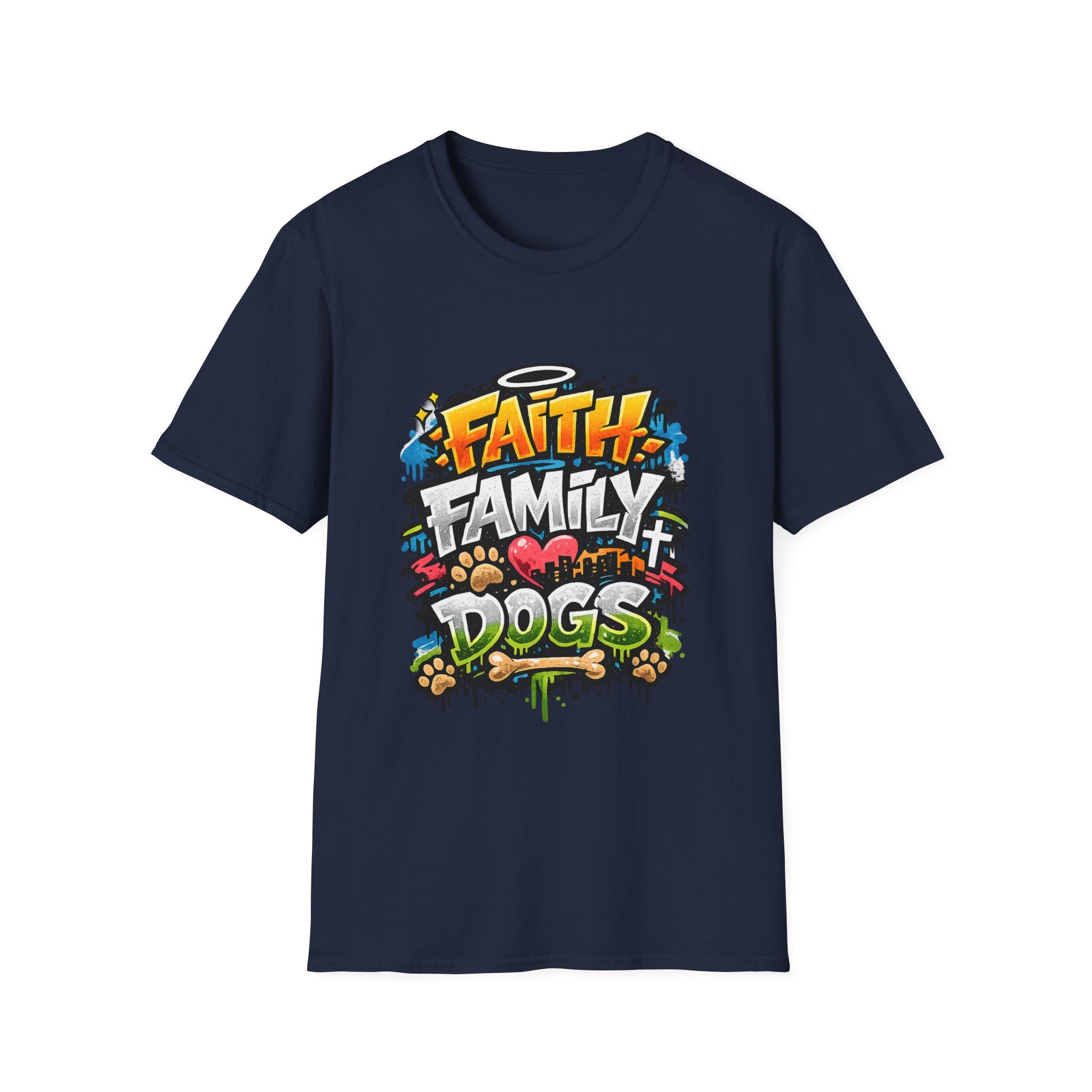 Faith Family Dogs Tee