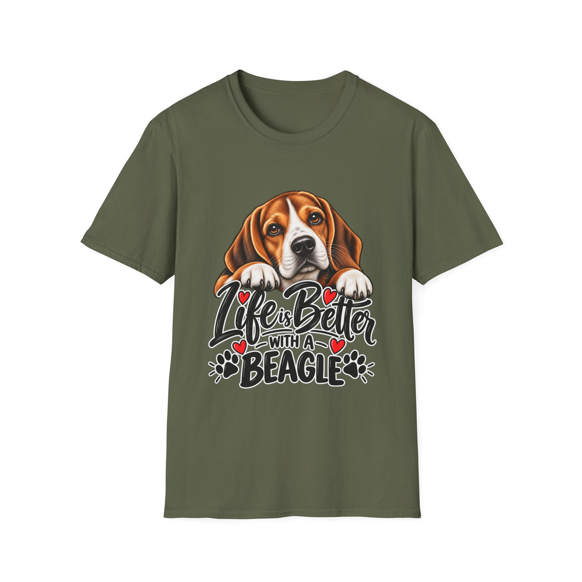 Life's Better Beagle Tee