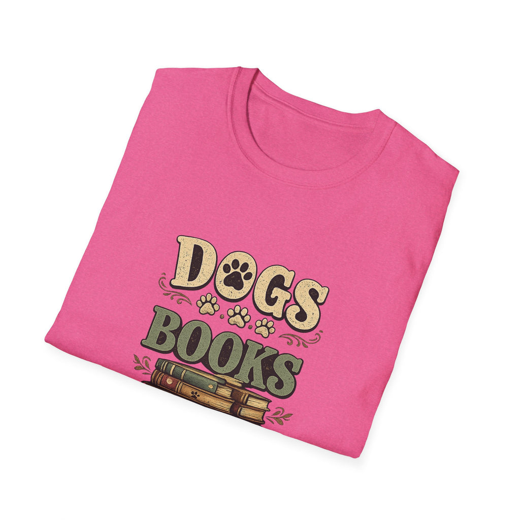 Dogs Books Coffee Tee