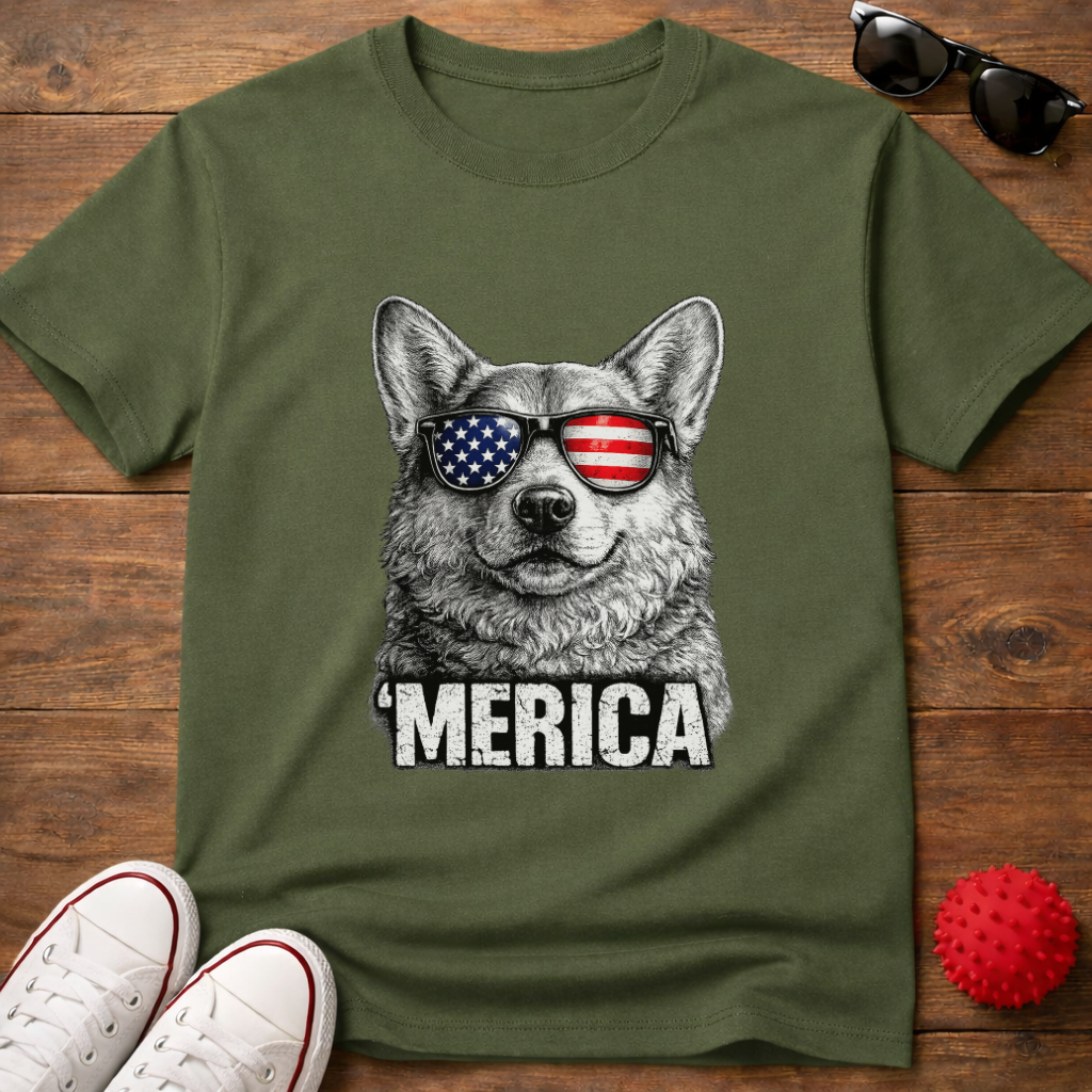Corgi Merica Tee
