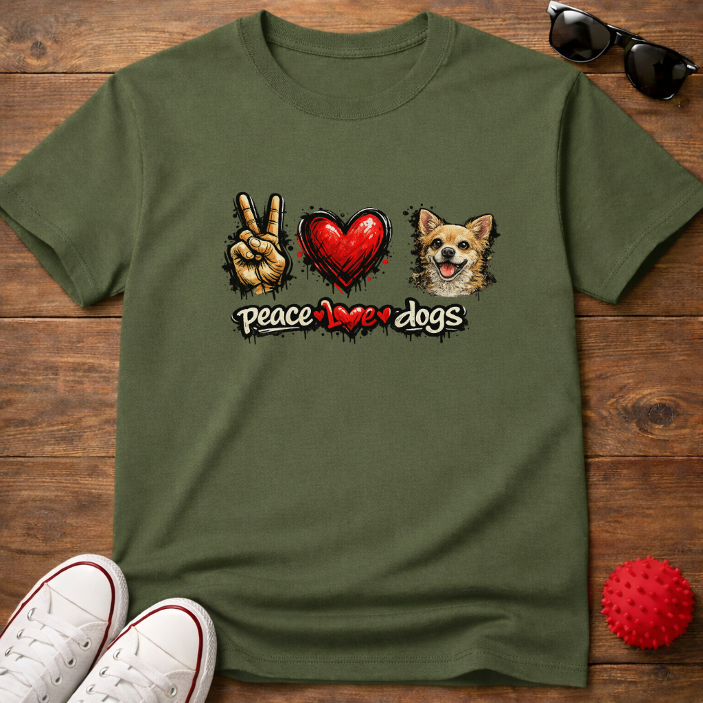Peace Love Chihuahua Tee