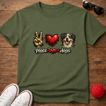 Peace Love Aussie Tee