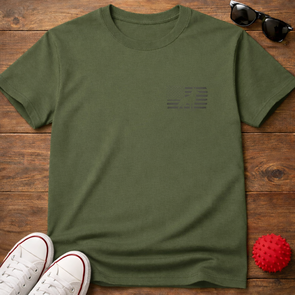 German Shepherd Flag Tee