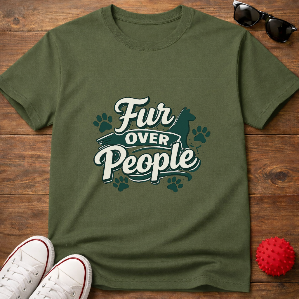 Fur Over People Tee