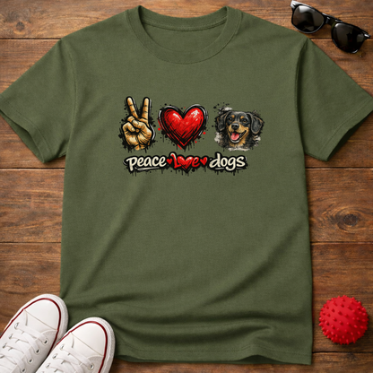 Peace Love Doxie Tee