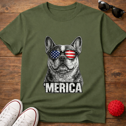 Frenchie Merica Tee