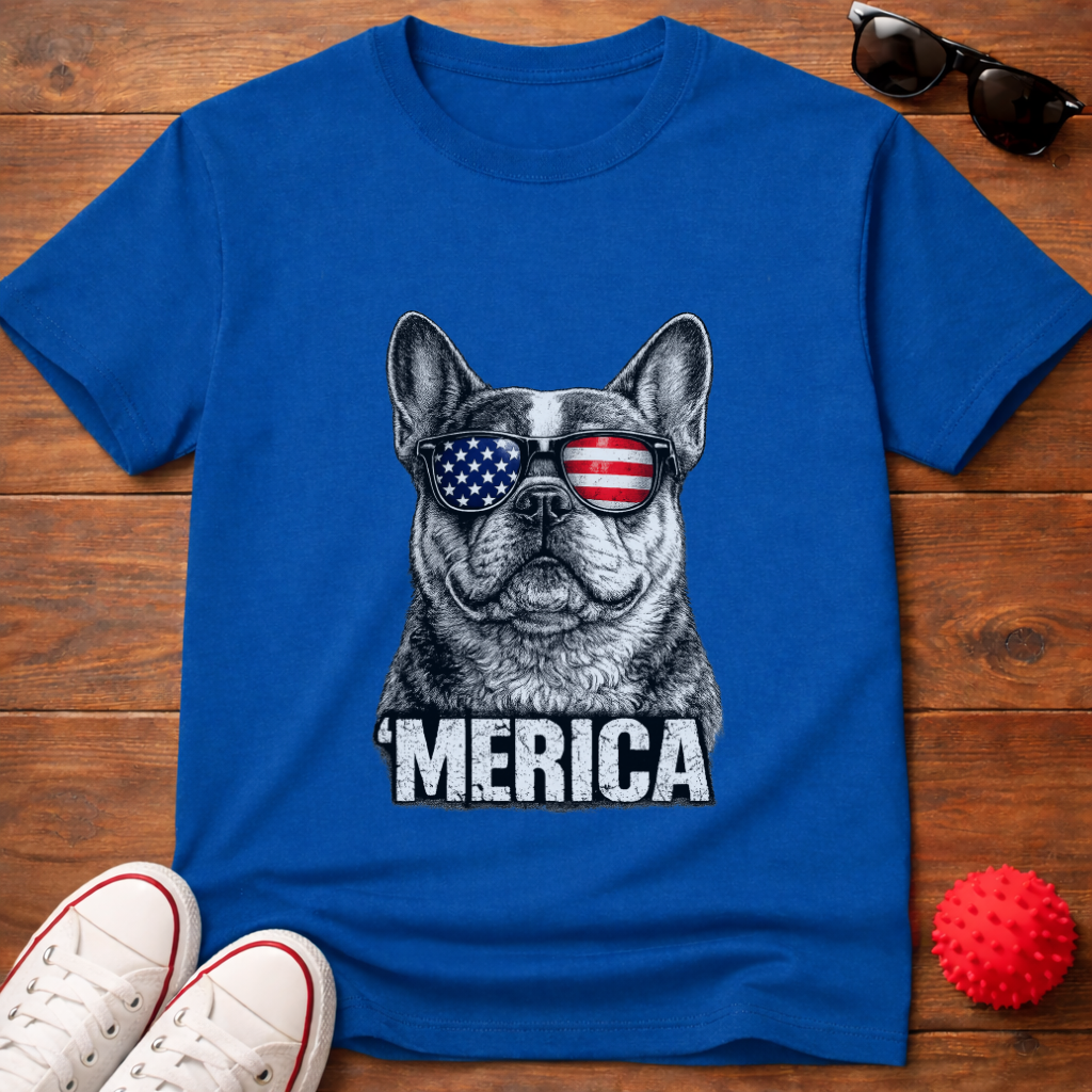 Frenchie Merica Tee