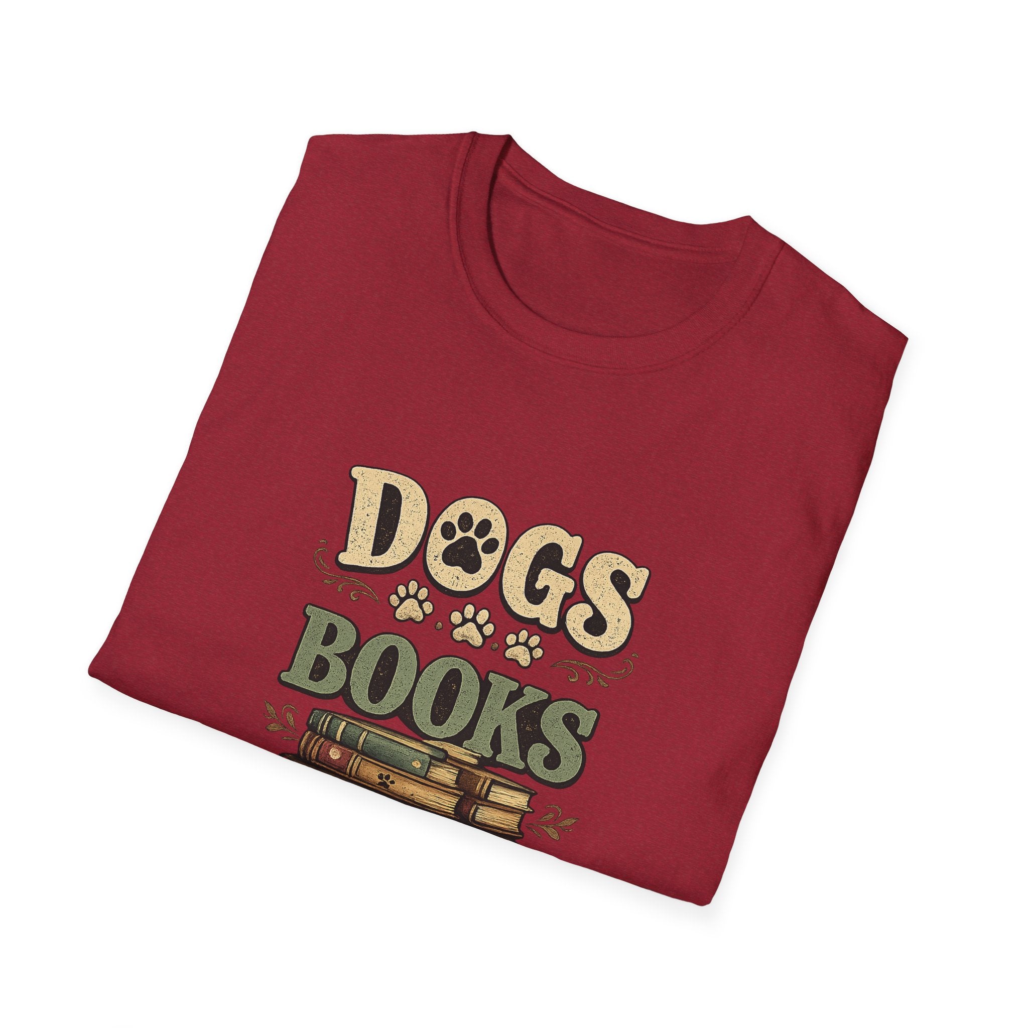 Dogs Books Coffee Tee
