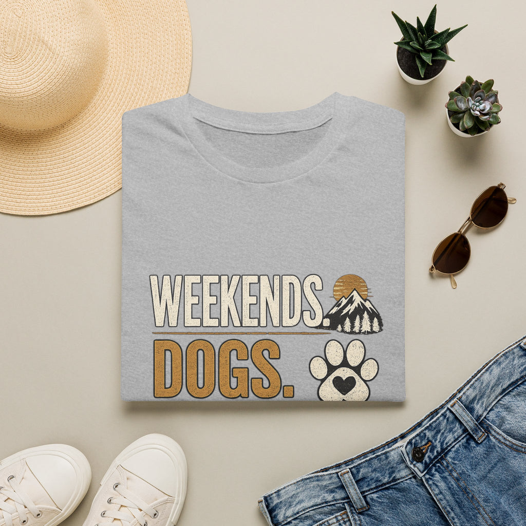Weekends Dogs Coffee Tee
