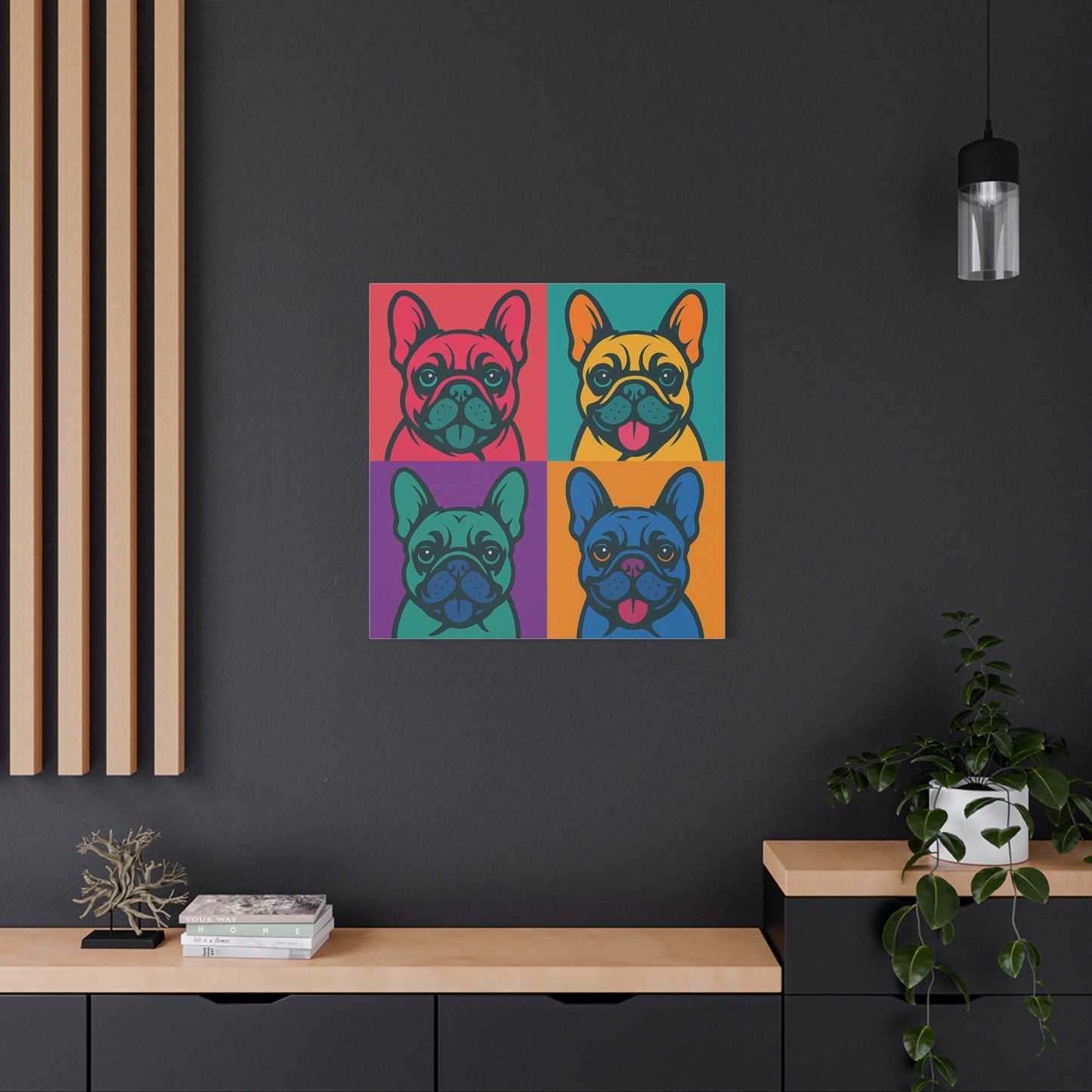 Pop Art Frenchie Canvas