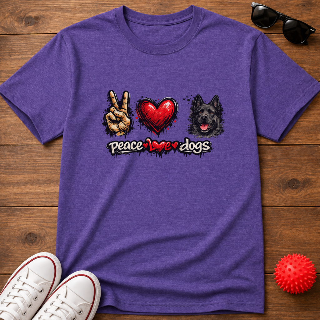 Peace Love GSD Tee
