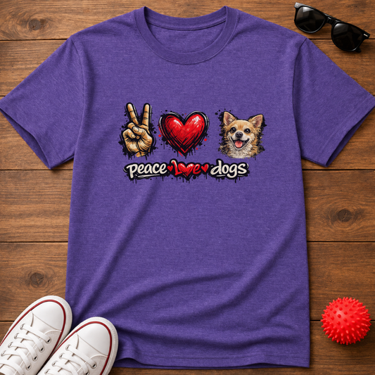 Peace Love Chihuahua Tee