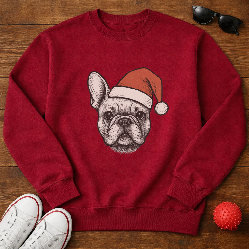 Frenchie Santa Sweatshirt