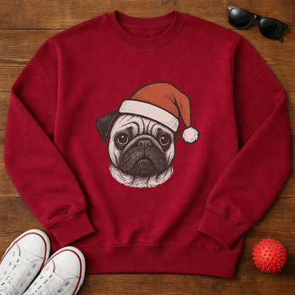Pug Santa Sweatshirt