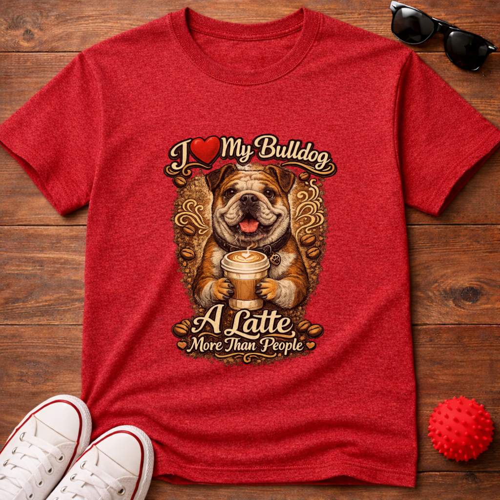 Bulldog A Latte Tee