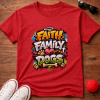 Faith Family Dogs Tee