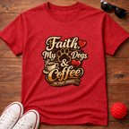 Faith Dogs Coffee Tee