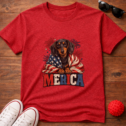 Patriotic Doxie Tee