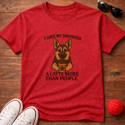 German Shepherd Latte Tee
