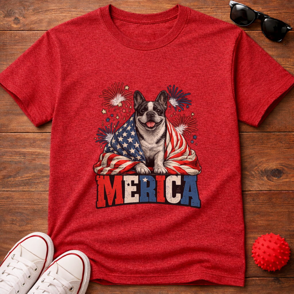 Patriotic Frenchie Tee
