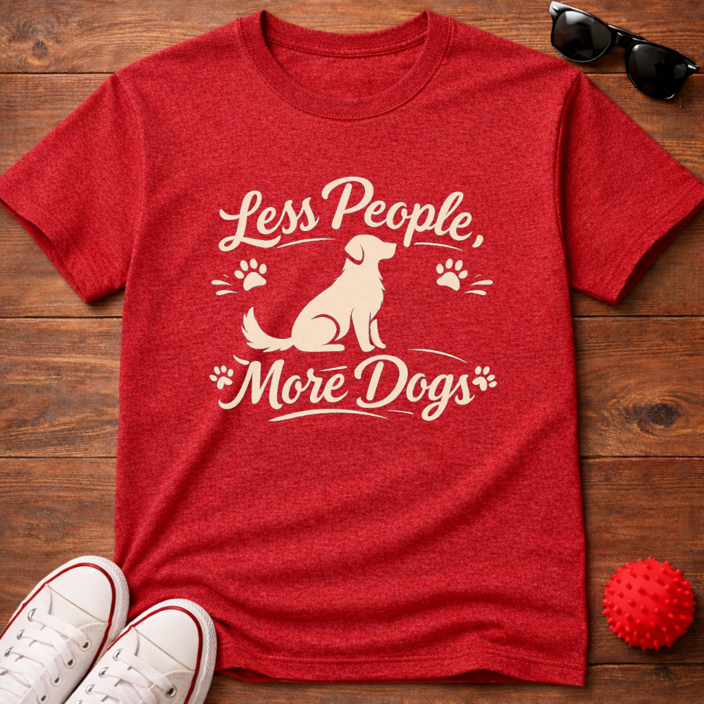 Less People More Dogs Tee