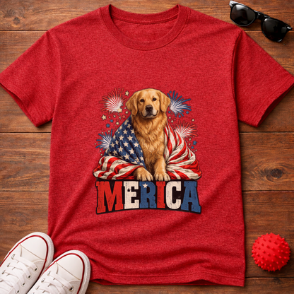Patriotic Retriever Tee