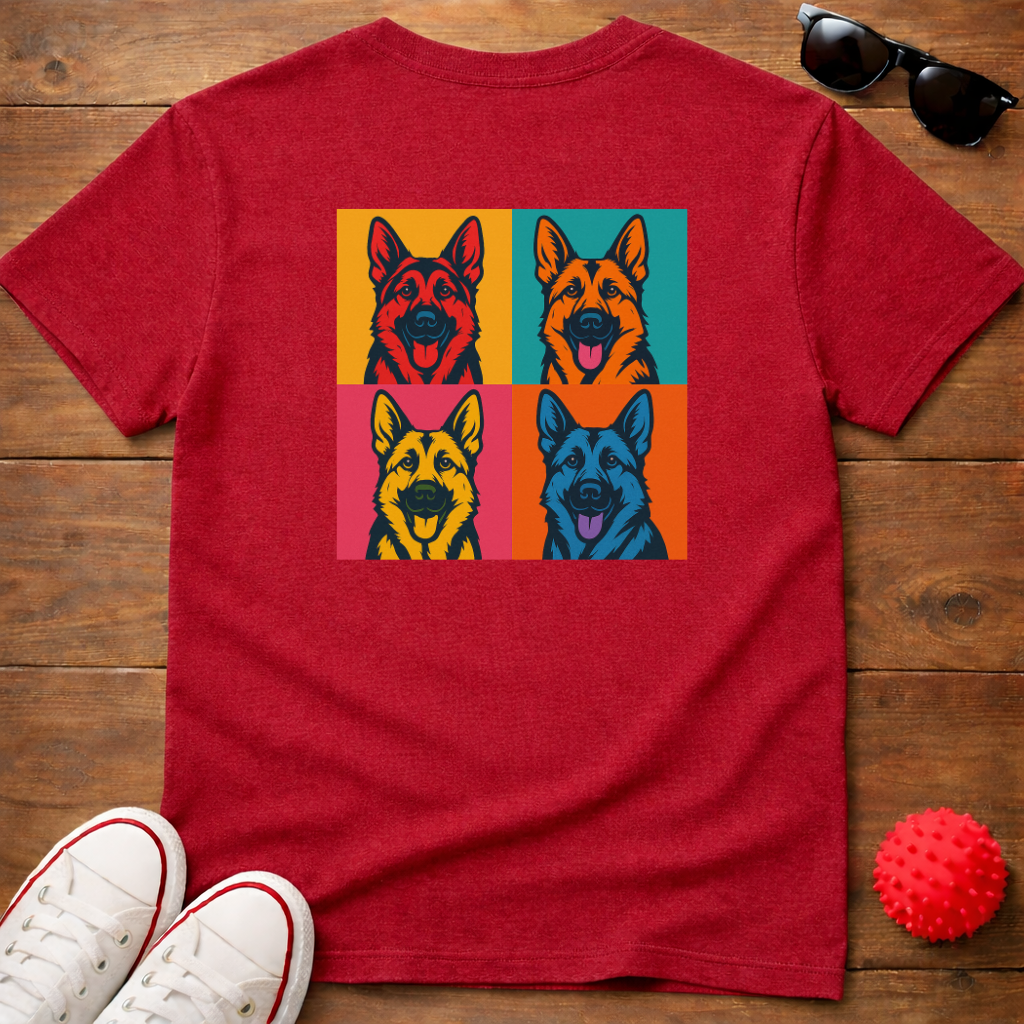 Pop Art German Shepherd Tee