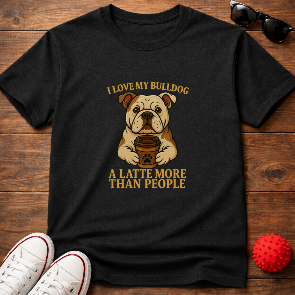 Bulldog Latte Tee