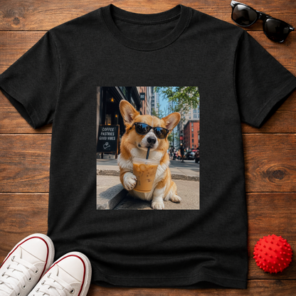 Corgi Coffee Tee