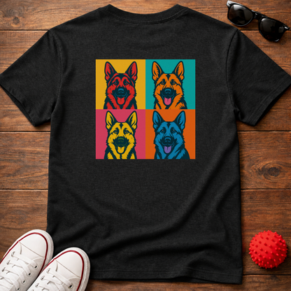 Pop Art German Shepherd Tee