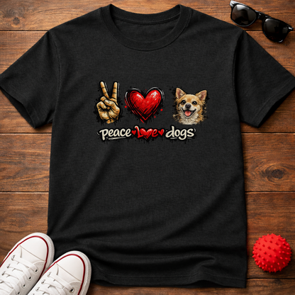 Peace Love Chihuahua Tee