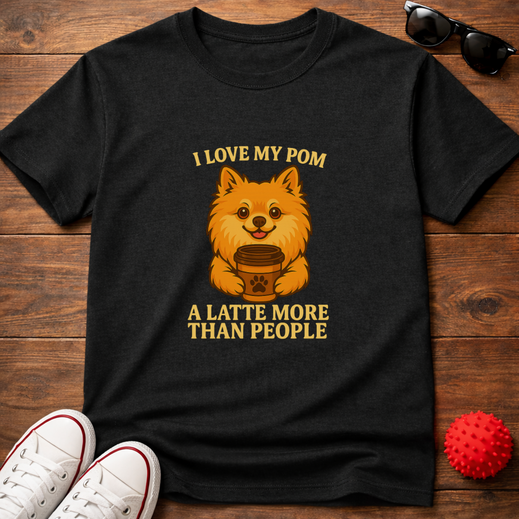 Pomeranian Latte Tee