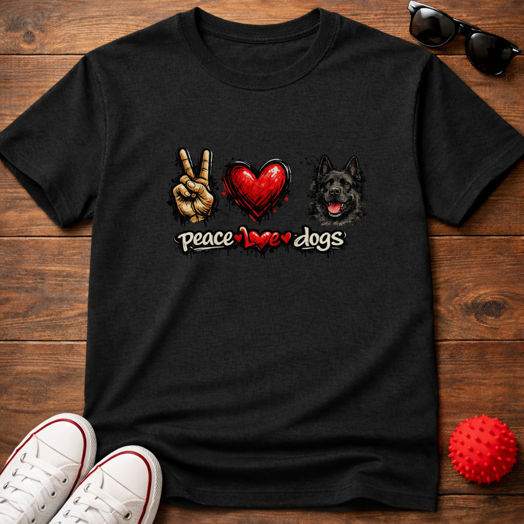Peace Love GSD Tee