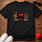 Peace Love GSD Tee