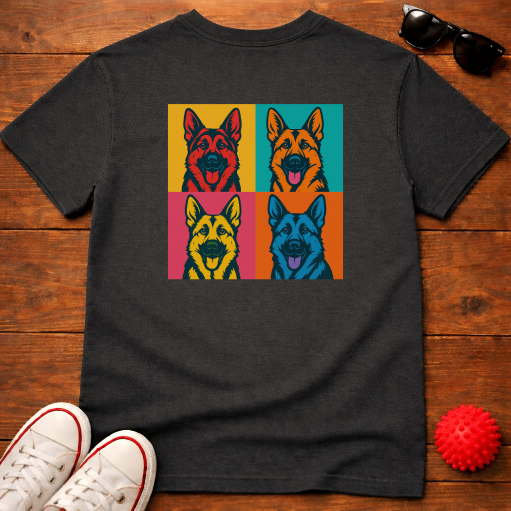 Pop Art German Shepherd Tee