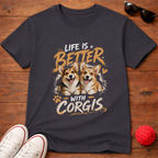Better With Corgis Tee