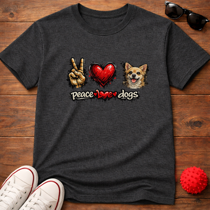 Peace Love Chihuahua Tee