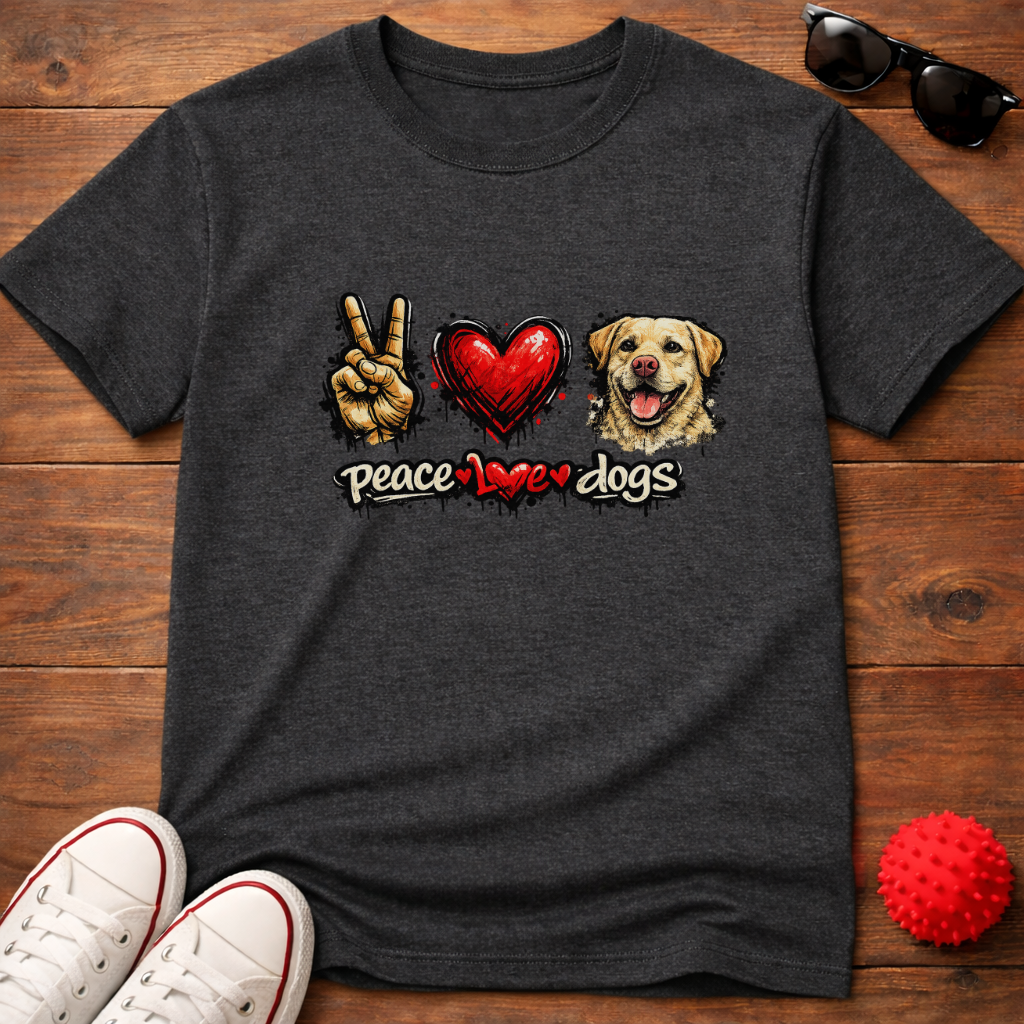 Peace Love Retriever Tee
