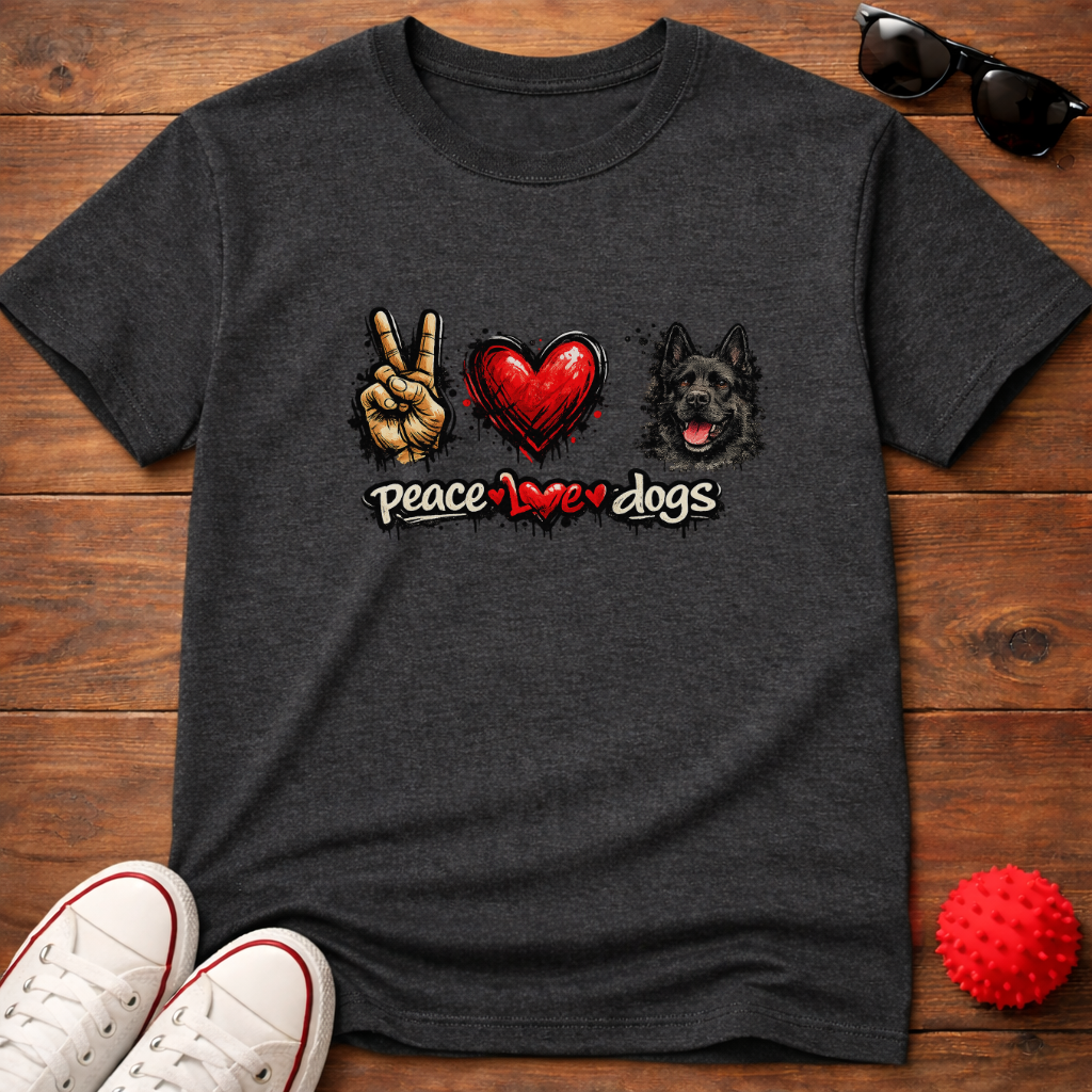 Peace Love GSD Tee