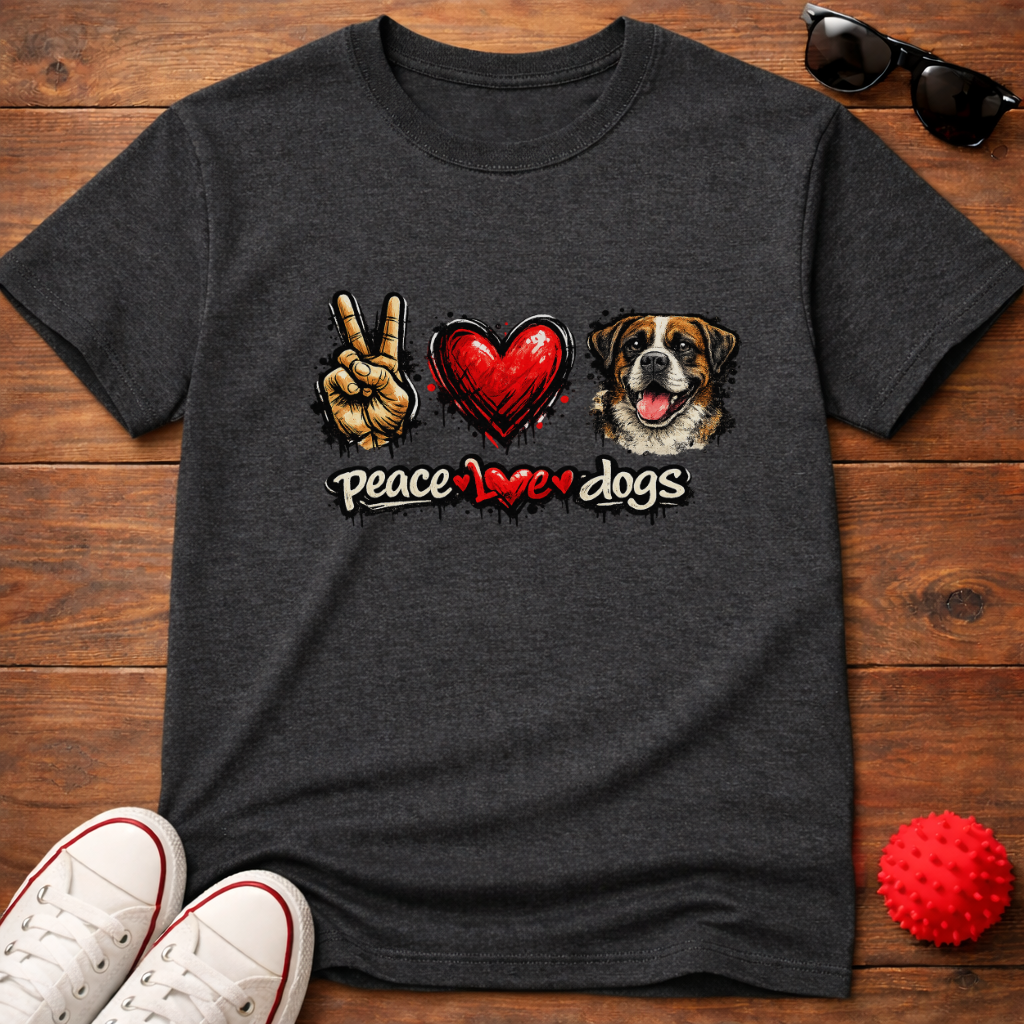 Peace Love Boxer Tee