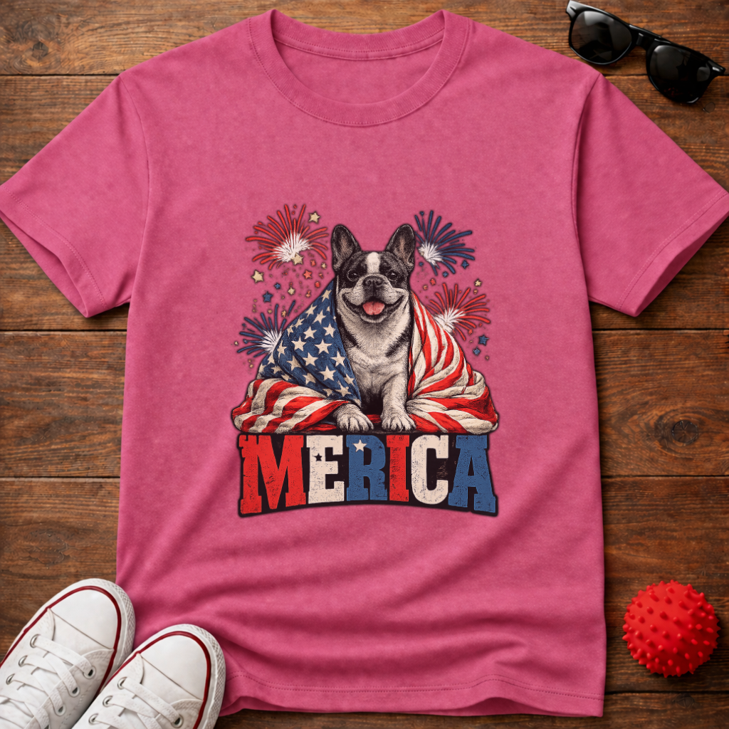 Patriotic Frenchie Tee