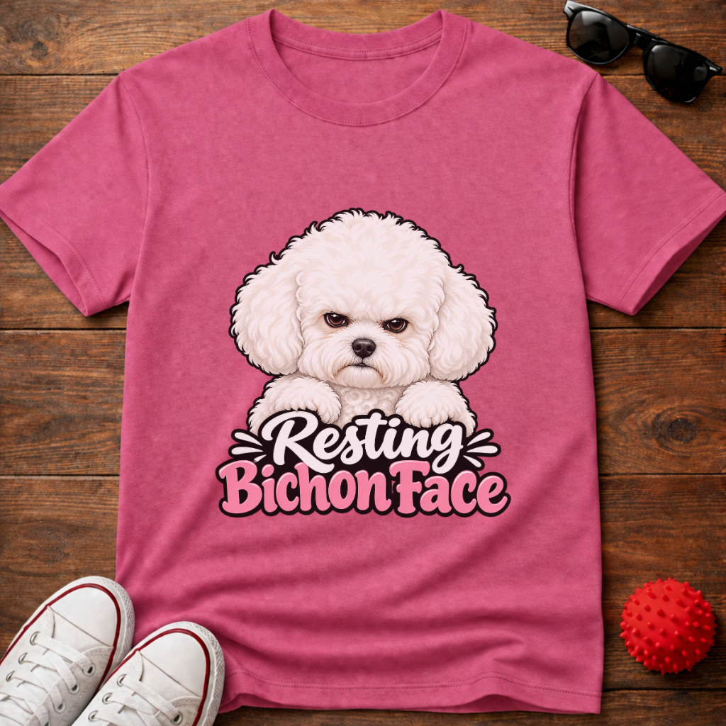 Resting Bichon Face Tee