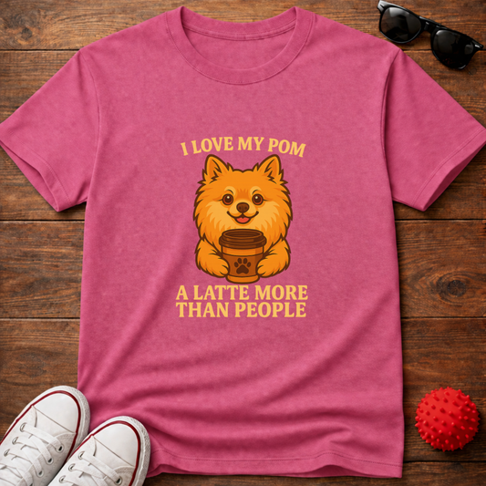 Pomeranian Latte Tee