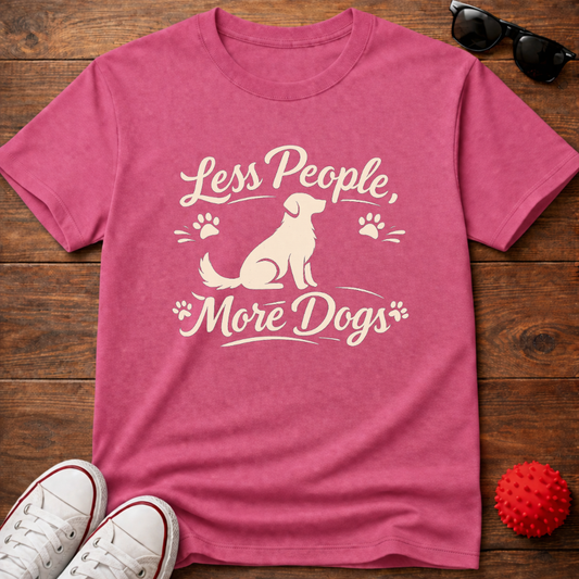 Less People More Dogs Tee