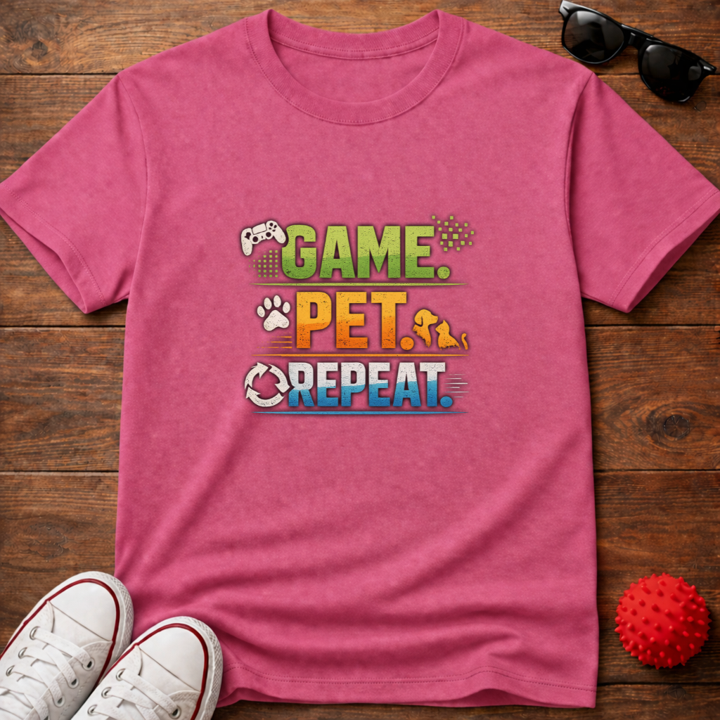 Game Pet Repeat Tee