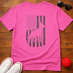 German Shepherd Flag Tee