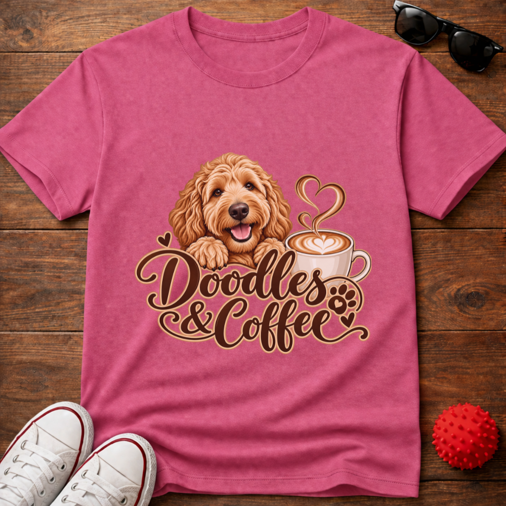 Doodles & Coffee Tee